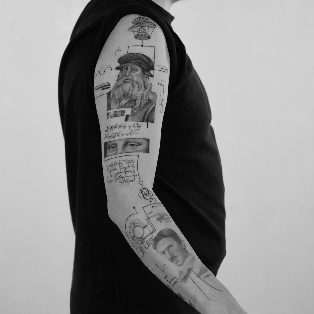 Artistic Expression Through Historical Figures