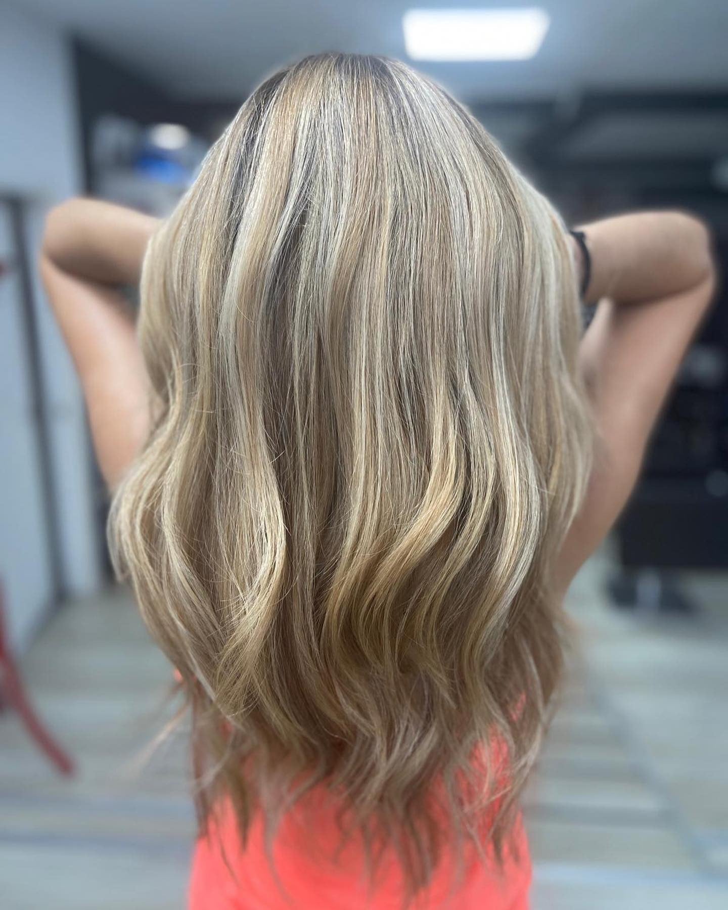 2. Golden Blonde Layers (Light Hair Color)