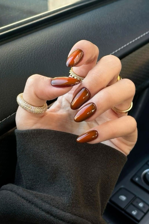 17 Cute Fall Aura Nails That Look Way More Expensive Than They Are